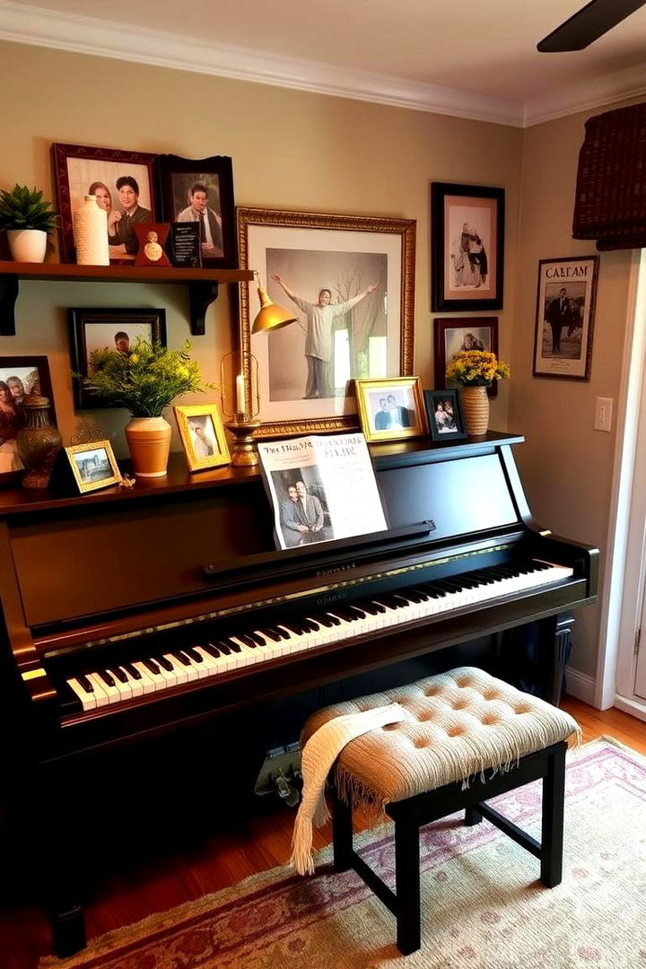 Personalized Family Piano Room - 22 Piano Room Ideas