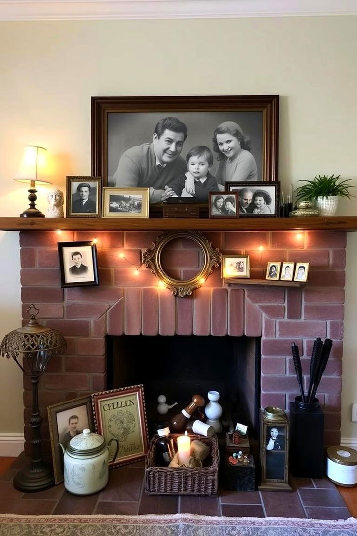 Personalized Family Touch - 22 Fireplace Decor Ideas