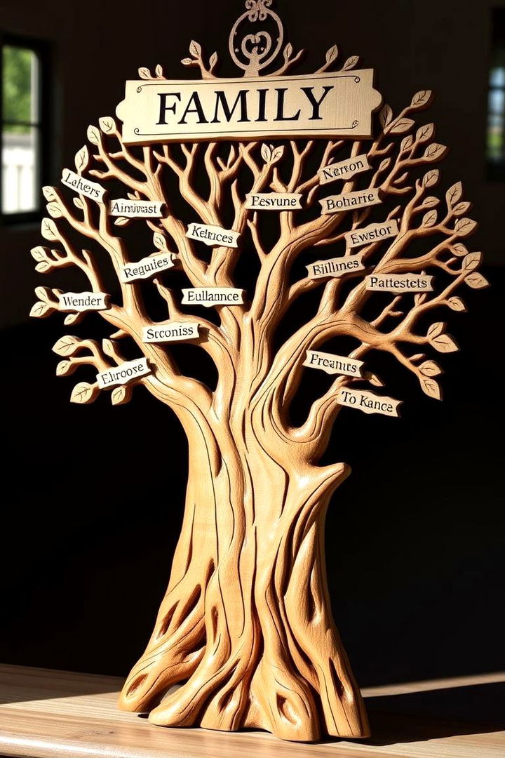 Personalized Family Tree Sign - 22 Wedding Sign Ideas