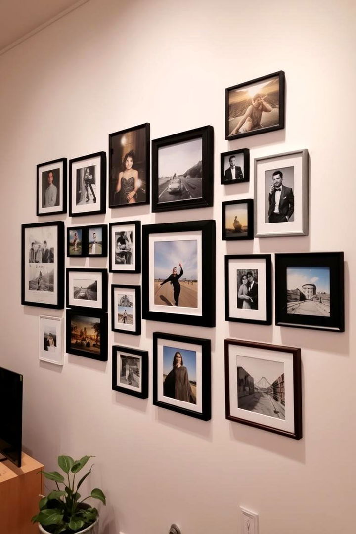 Personalized Gallery Wall - 22 Housewarming Decoration Ideas