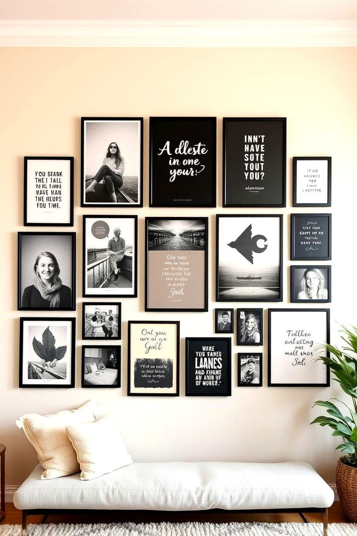 Personalized Gallery Wall - 22 Teen Girl Bedroom Ideas