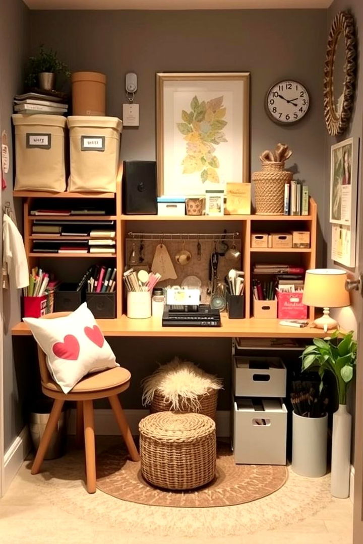 Personalized Hobby Nook - 22 Clean Girl Room Ideas