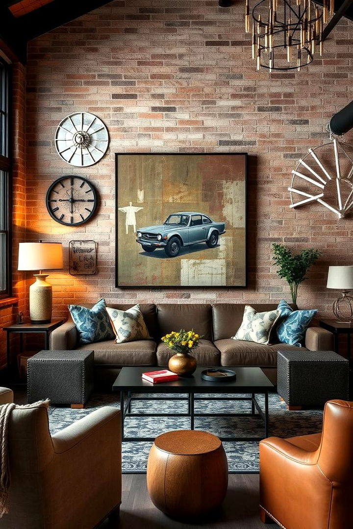 Personalized Industrial Decor Accents - 22 Industrial Living Room Ideas