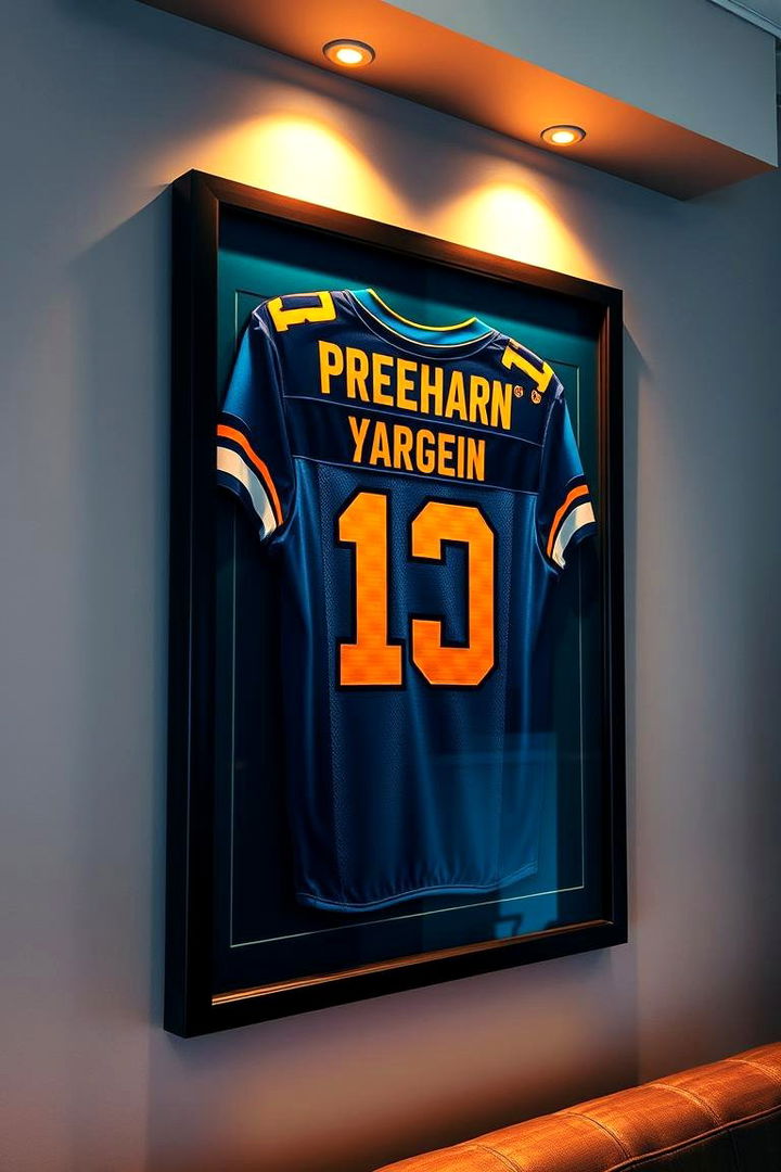 Personalized Jersey Art - 22 Soccer Themed Bedroom Ideas