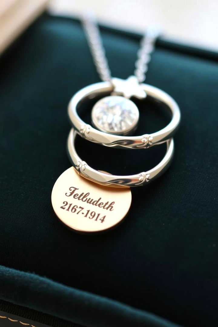 Personalized Jewelry Keepsake - 22 50th Wedding Anniversary Ideas