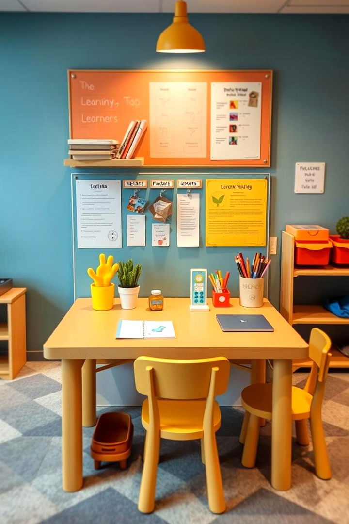 Personalized Learning Stations - 22 montessori nursery ideas