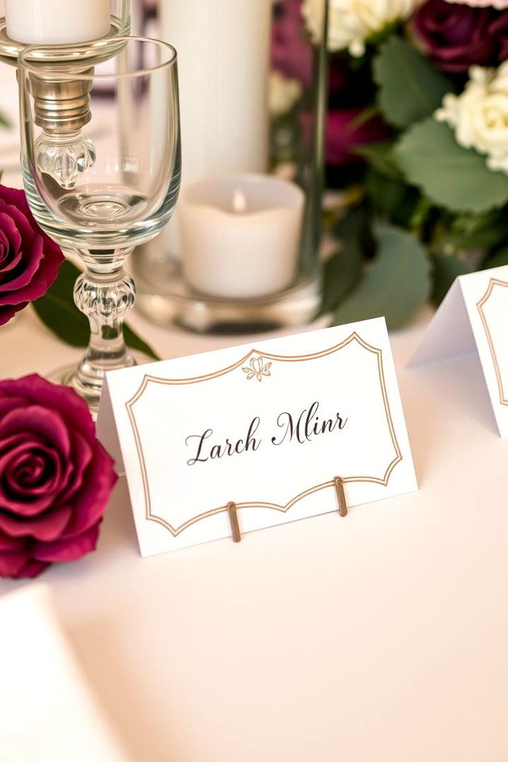 Personalized Name Cards - 22 thanksgiving table decor ideas