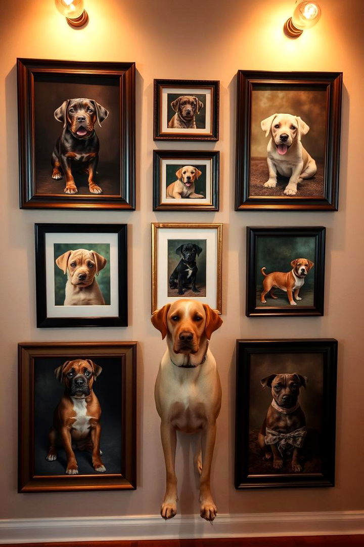 Personalized Pet Portrait Gallery - 22 Dog Room Ideas