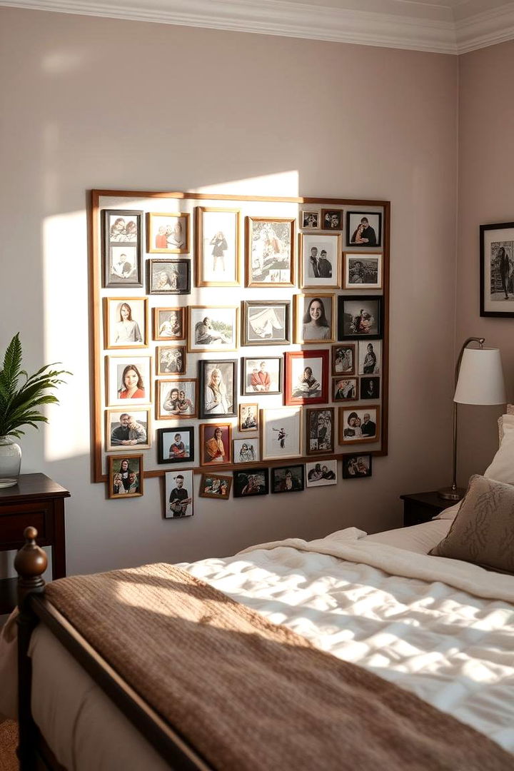 Personalized Photo Boards - 22 Bedroom Wall Decor Ideas