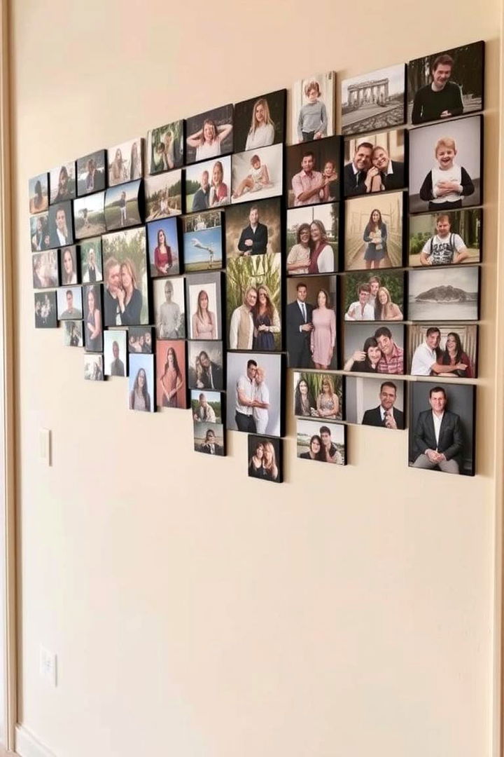 Personalized Photo Collage - 22 Entryway Wall Ideas