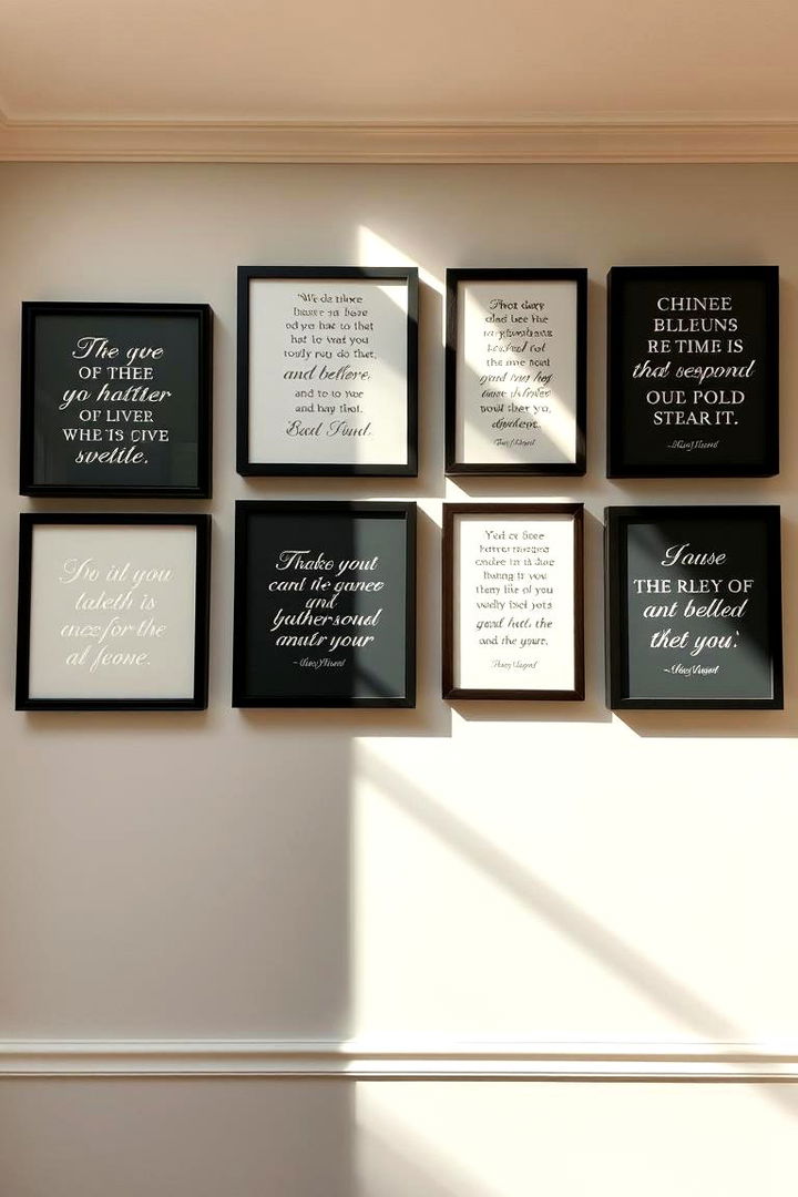 Personalized Quote Frames - 22 Wall Decor Ideas