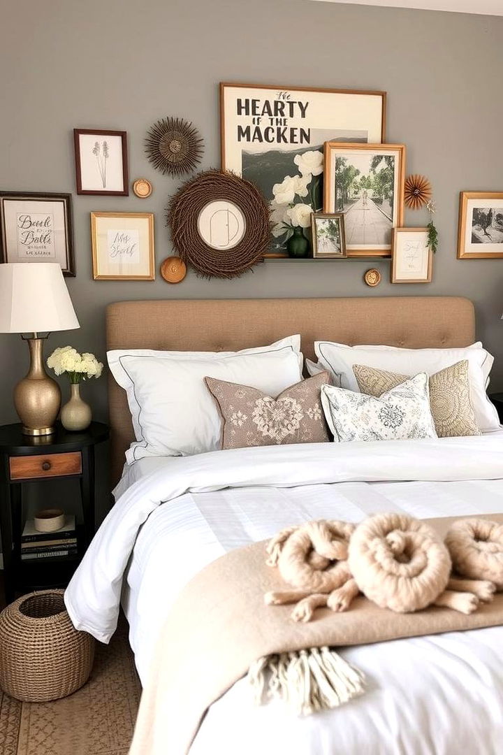 Personalized Retreat Spaces - 22 Grey Boho Bedroom Ideas