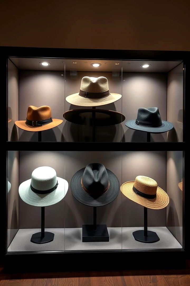 Personalized Shadow Box Displays - 22 Hat Storage Ideas