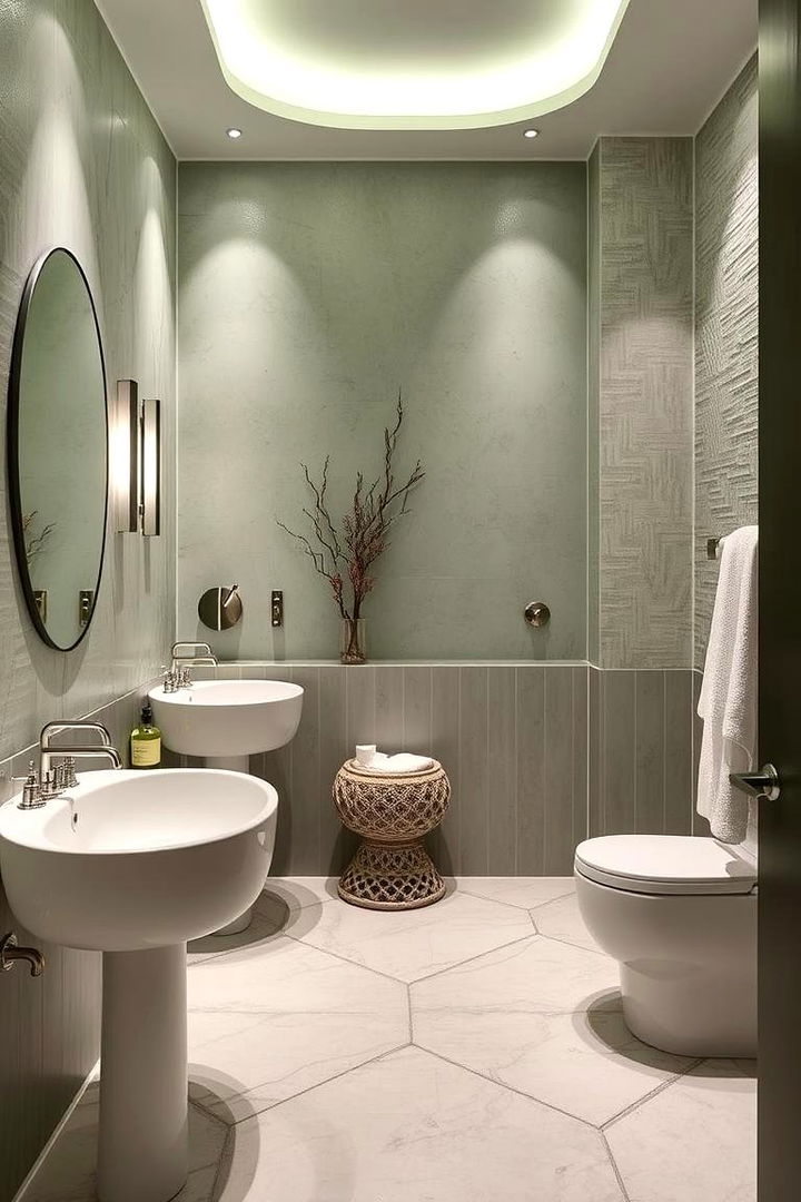 Personalized Spa like Experience - 22 Sage Green Bathroom Ideas