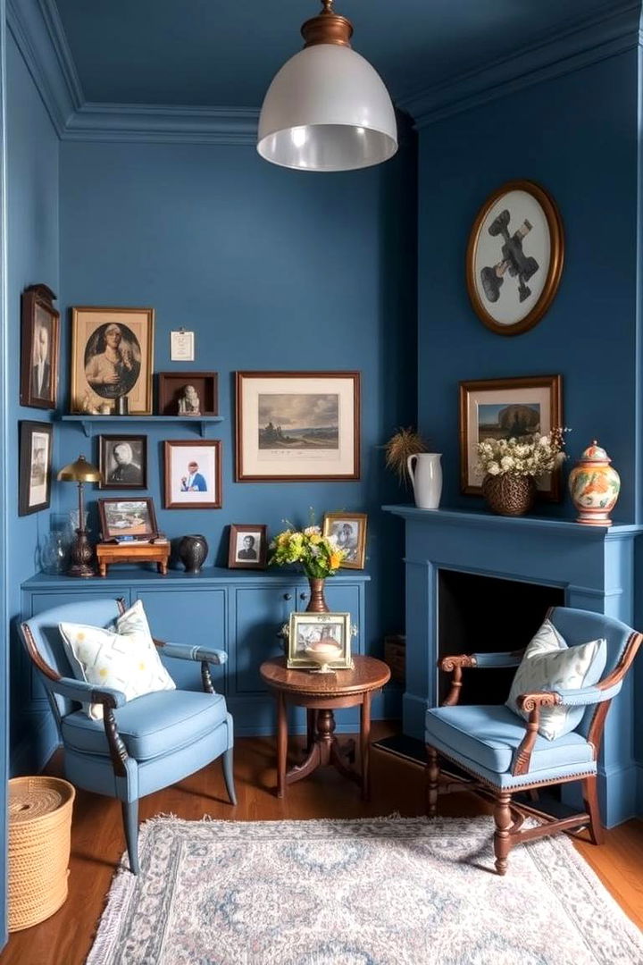 Personalized Touches in a Blue Sanctuary - 22 Duck Egg Blue Bedroom Ideas