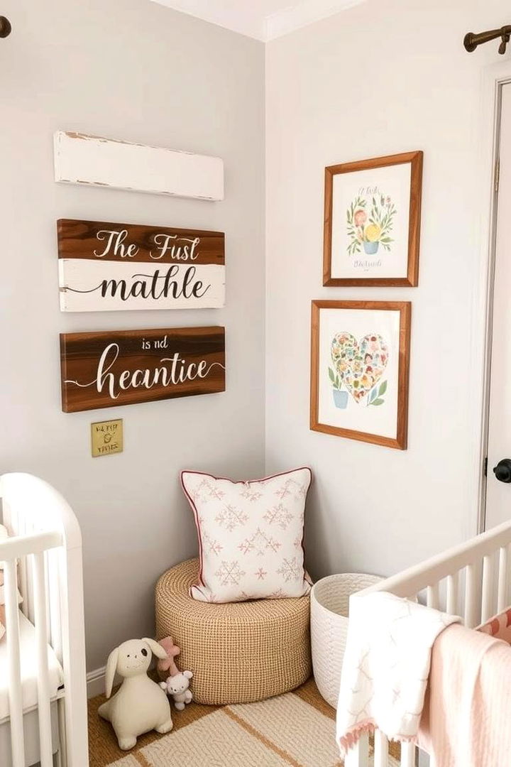 Personalized Touches - 22 Boho Nursery Ideas