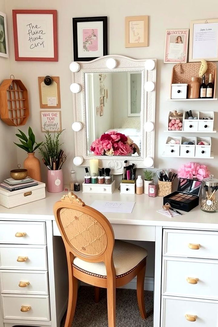Personalized Vanity Space - 22 Makeup Vanity Ideas