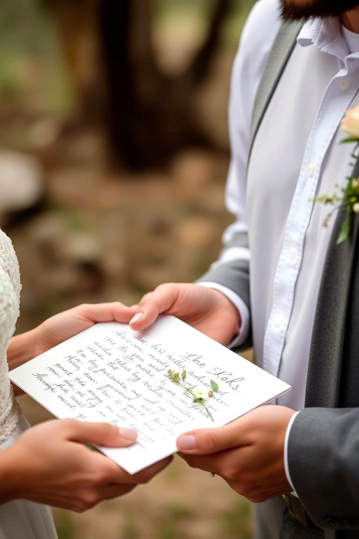 Personalized Vow Writing - 22 Romantic Wedding Ideas