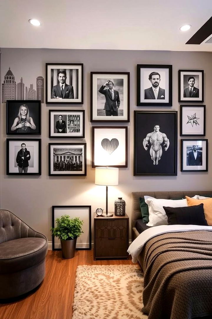 Personalized Wall Art - 22 Bachelor Room Ideas