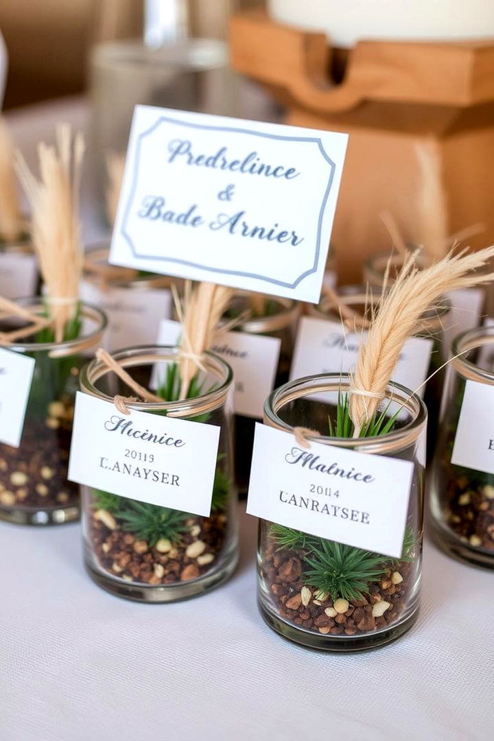 Personalized Wedding Favors - 22 Pampas Grass Wedding Decor Ideas