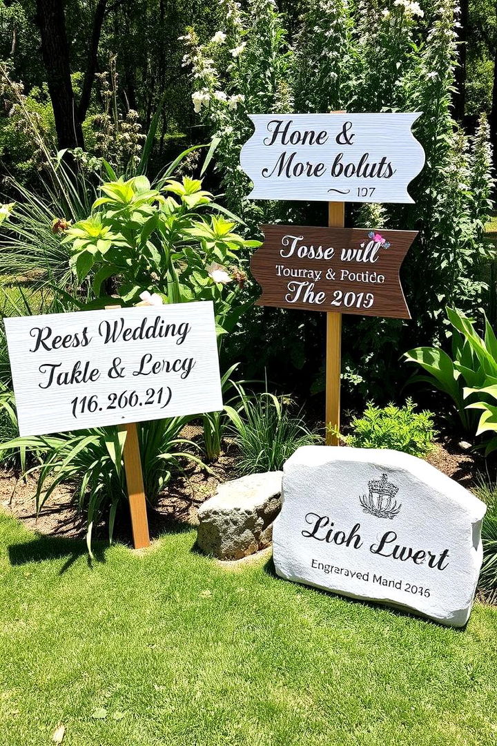 Personalized Wedding Mementos - 22 Garden Wedding Ideas