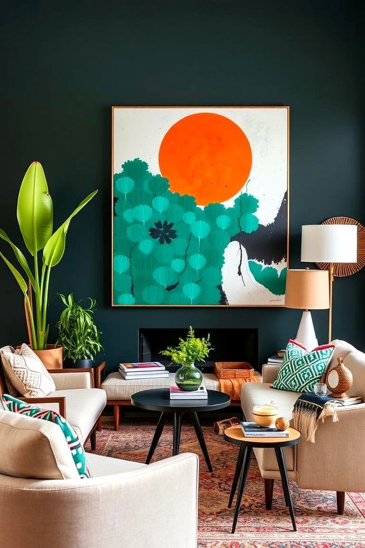 Personalizing with Bold Statement Pieces - 22 Small Boho Bedroom Ideas