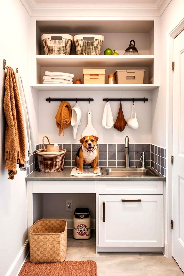 Pet Friendly Laundry Zones - 22 Mudroom Laundry Room Ideas