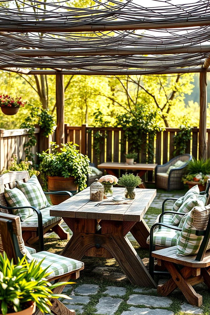 Picnic Style Outdoor Furniture - 22 Outdoor Furniture Ideas