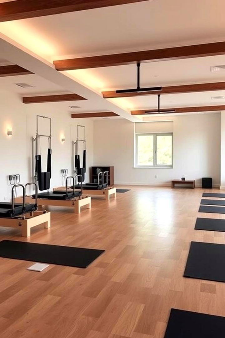 Pilates Studio - 22 Basement Gym Ideas