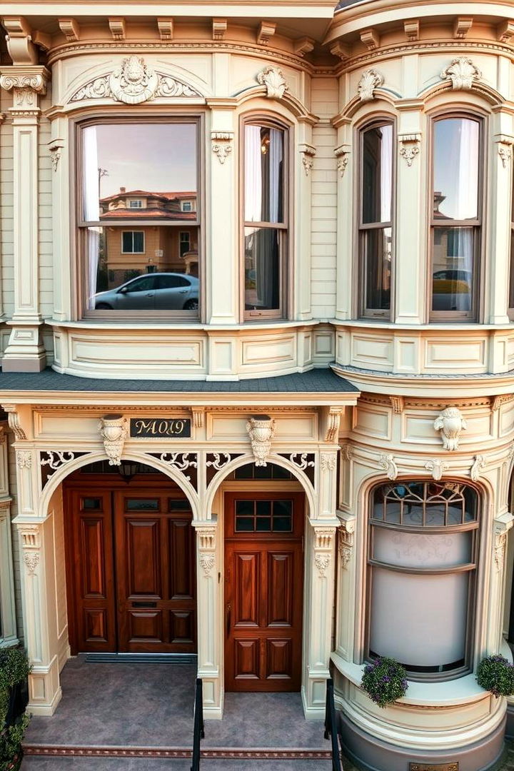 Pistachio Past in Detailing - 22 Green Victorian House Colors