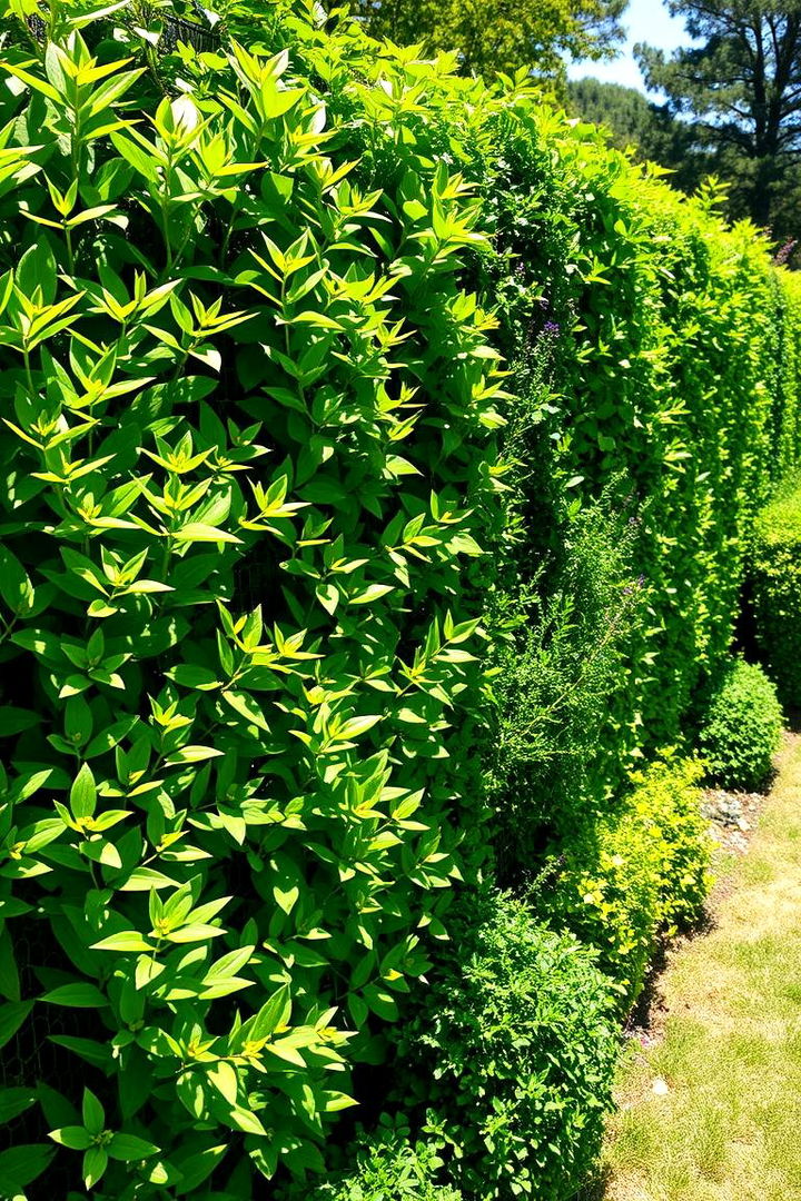 Plant Integrated Privacy Barriers - 22 Cheap Privacy Fence Ideas