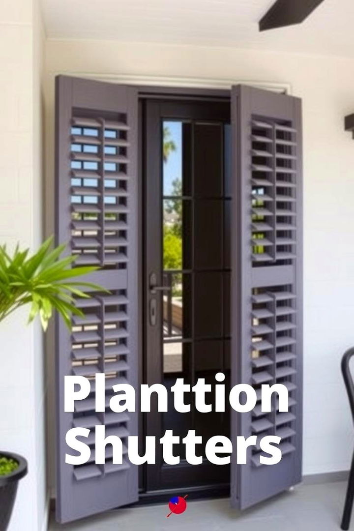 Plantation Shutters for Outdoor Spaces - 22 Patio Privacy Ideas
