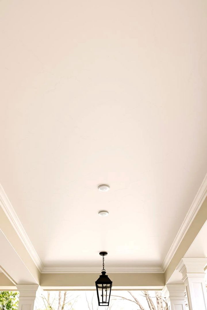 Plaster Finishes for a Sophisticated Look - 22 Porch Ceiling Ideas