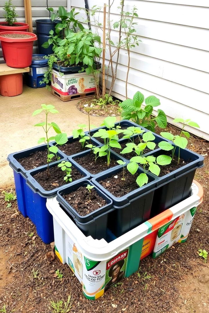 Plastic Container Garden Beds - 22 Inexpensive Raised Garden Bed Ideas