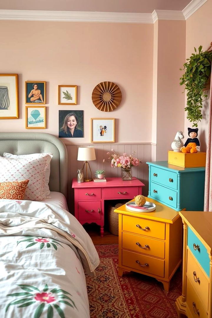 Playful Accent Furniture - 22 Colorful Bedroom Ideas