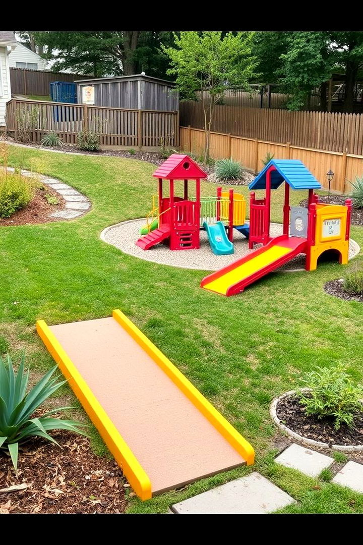 Playful Areas for Children - 22 Down Sloped Backyard Ideas