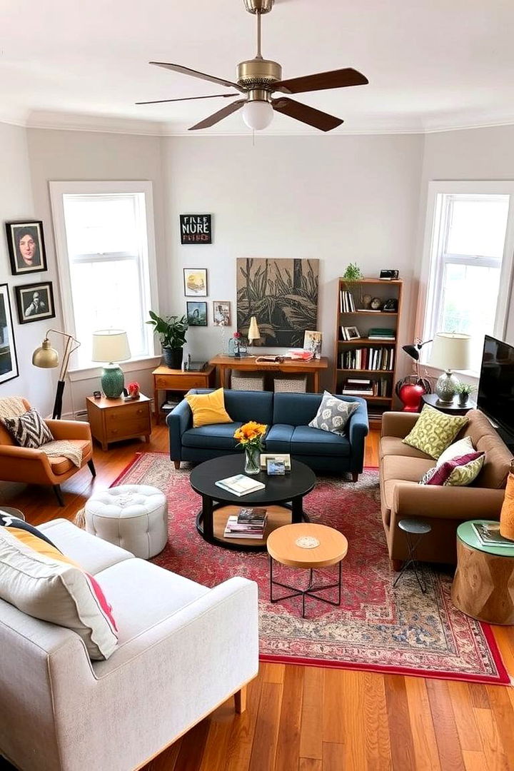 Playful Arrangement of Furnishings - 22 Bohemian Tropical Bohemian Decor