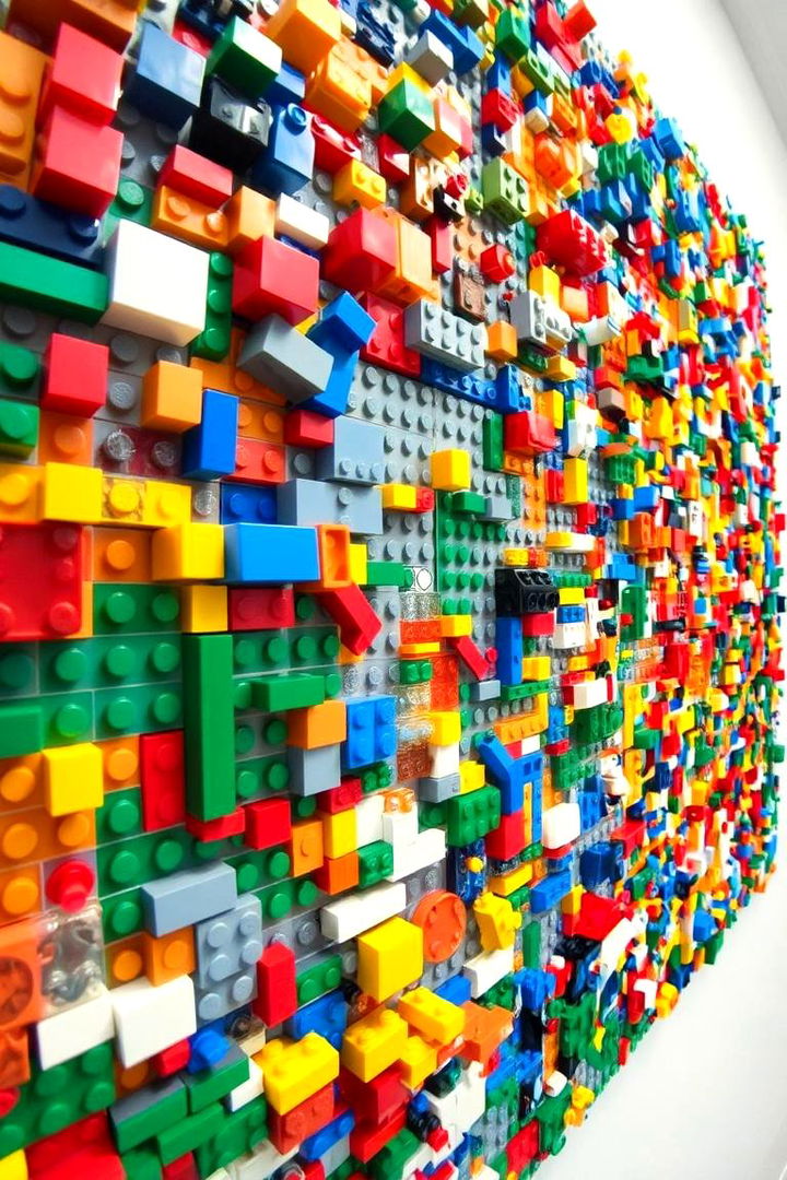 Playful Brick Puzzle Decor - 22 Lego Bedroom Ideas