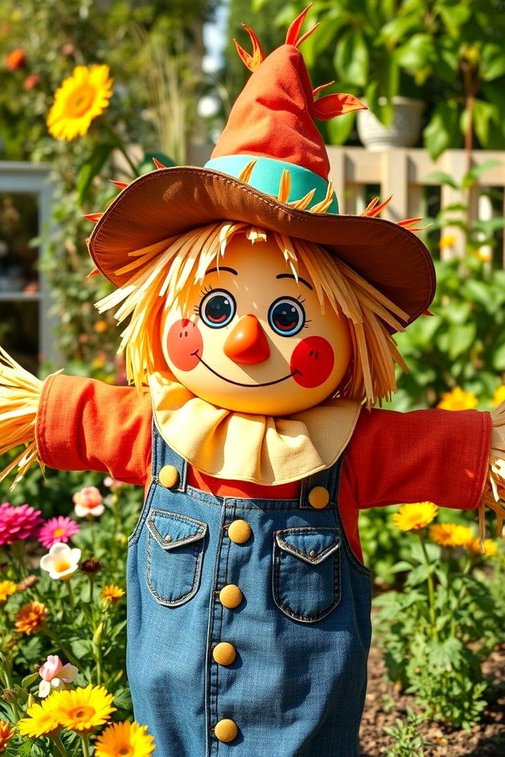 Playful Kid Friendly Scarecrow Designs - 22 Garden Scarecrow Ideas
