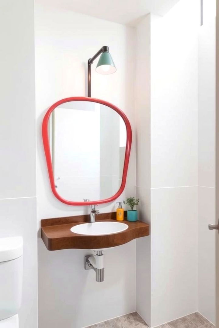 Playful Mirrors for a Funky Vibe - 22 Kids Bathroom Ideas