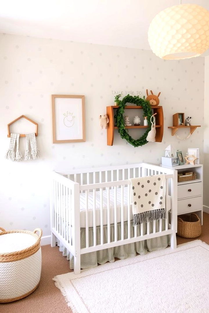 Playful Polka Dot Pattern Twist - 22 Farmhouse Nursery Ideas