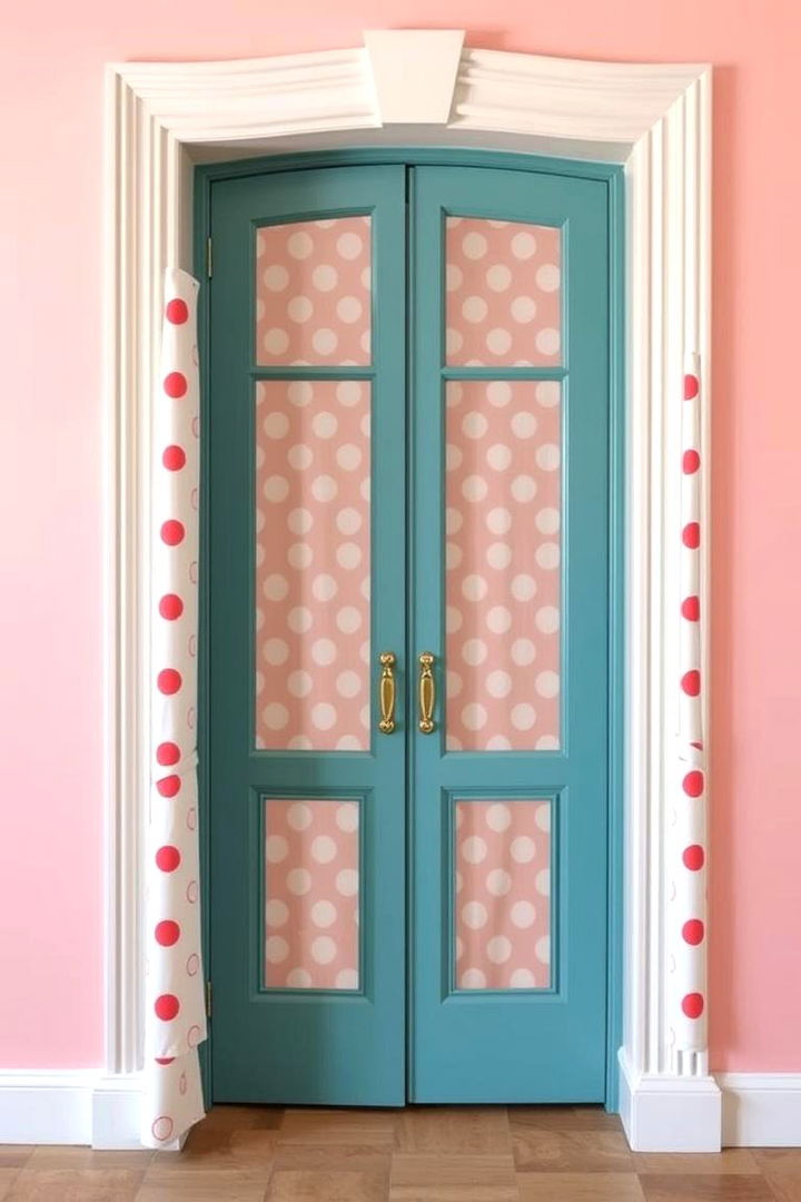 Playful Polka Dots - 22 French Door Curtain Ideas