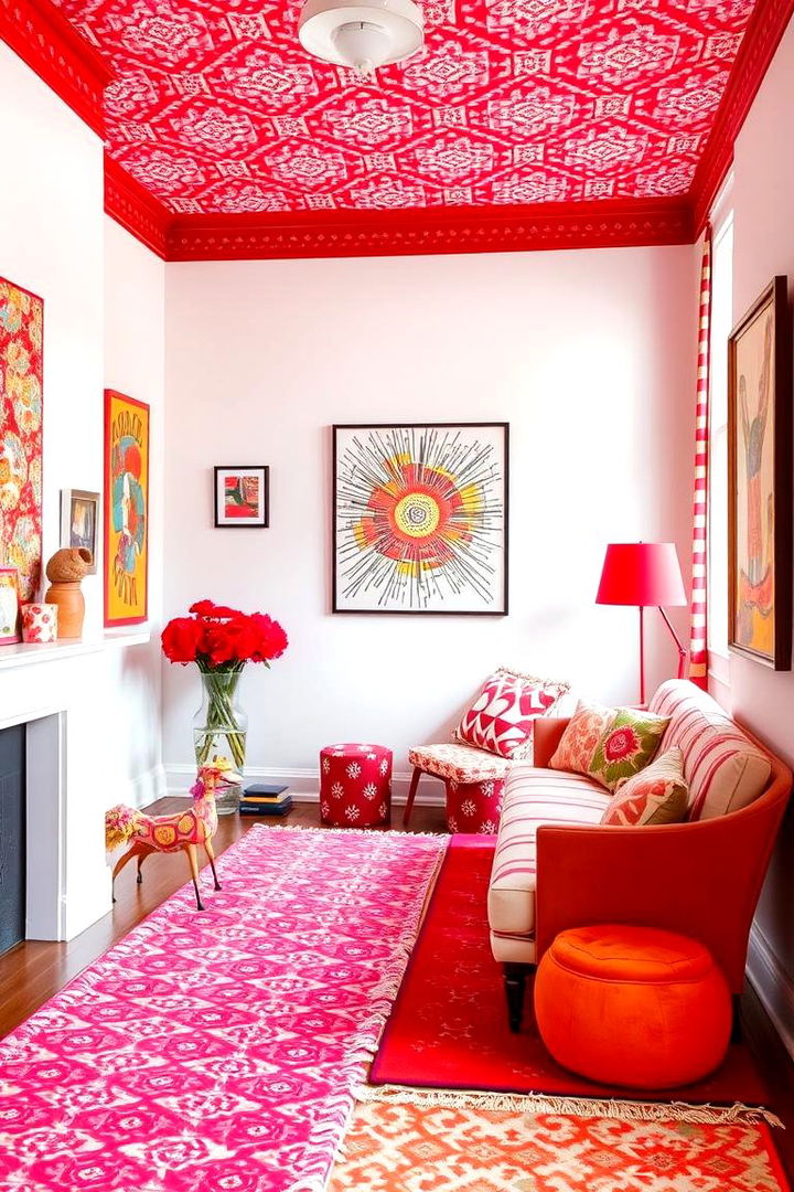 Playful Red and White Patterns - 22 Red Boy Room Ideas
