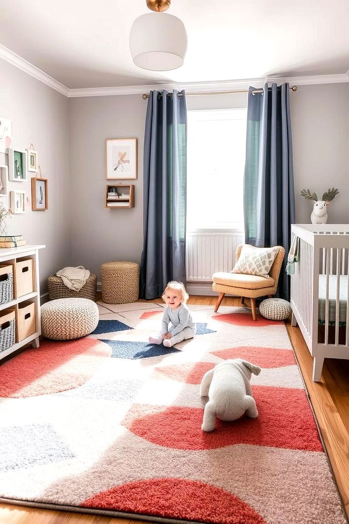 Playful Rug Designs - 22 Boho Nursery Ideas