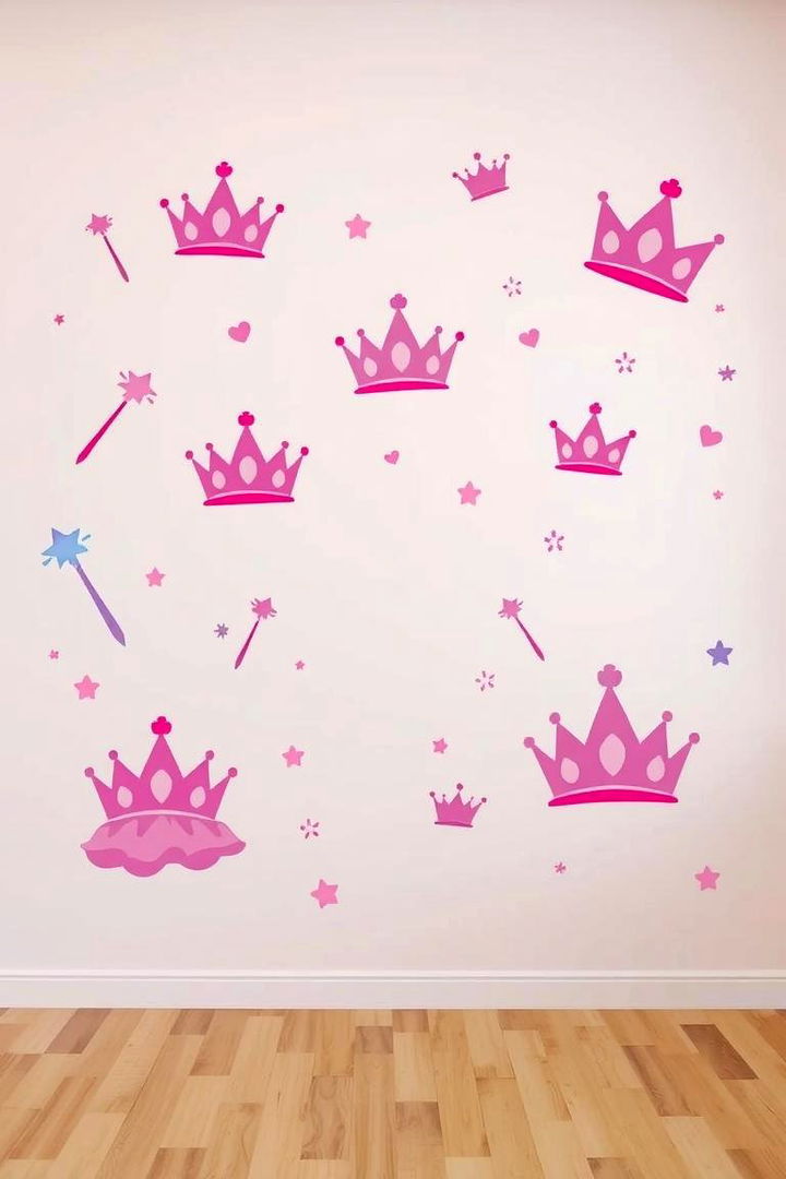 Playful Themed Wall Decals - 22 Princess Nursery Ideas