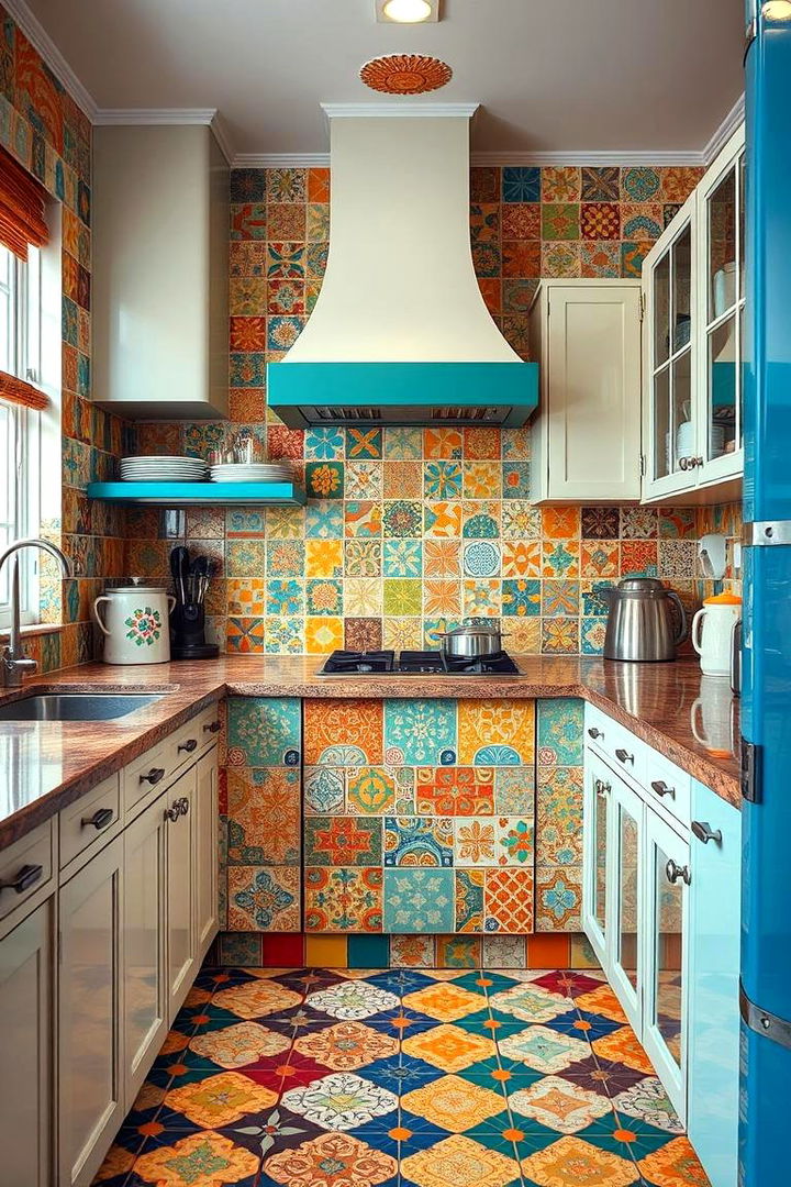 Playful Tile Patterns - 22 Retro Kitchen Ideas