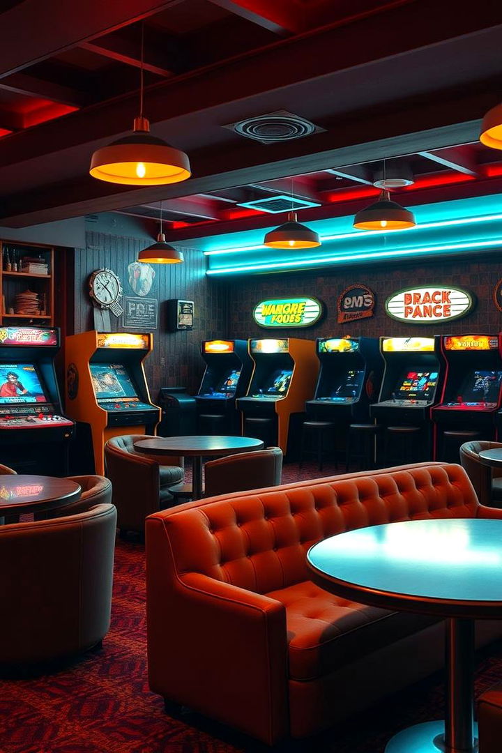 Plush Arcade Lounge - 22 Luxury Game Room Ideas
