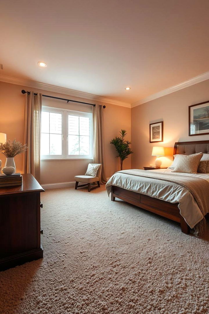 Plush Carpet Comfort - 22 Bedroom Flooring Ideas