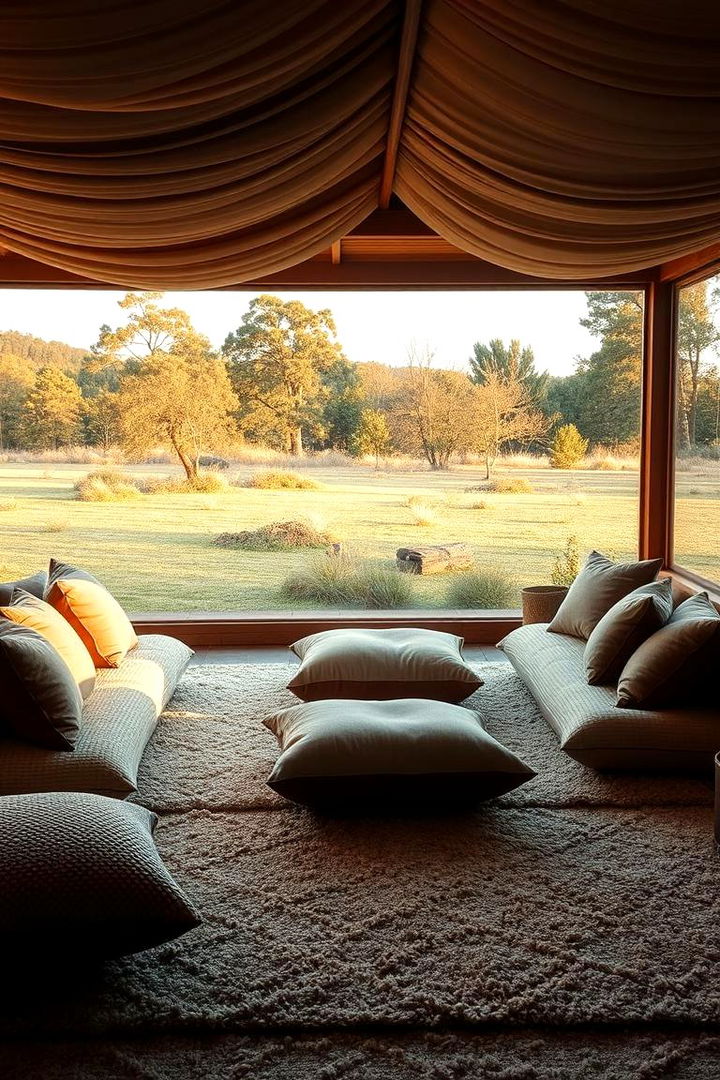 Plush Carpeted Seating - 22 Bedroom Seating Area Ideas