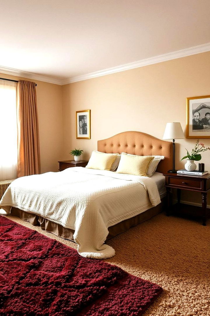 Plush Carpets and Rugs - 22 70s Bedroom Decor Ideas